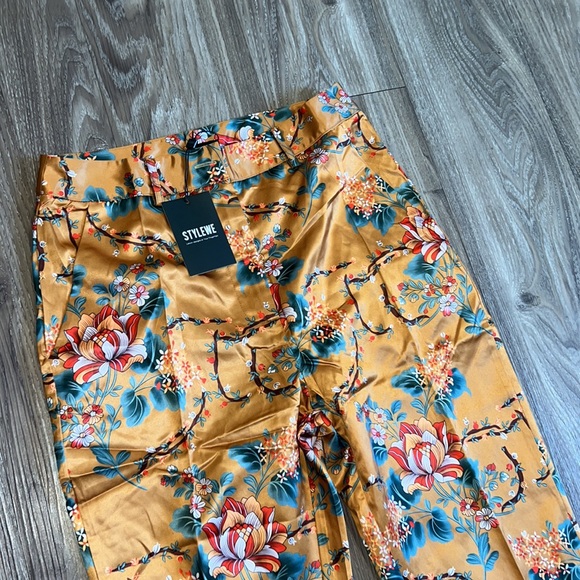 stylewe Urban Floral pants - Picture 4 of 5